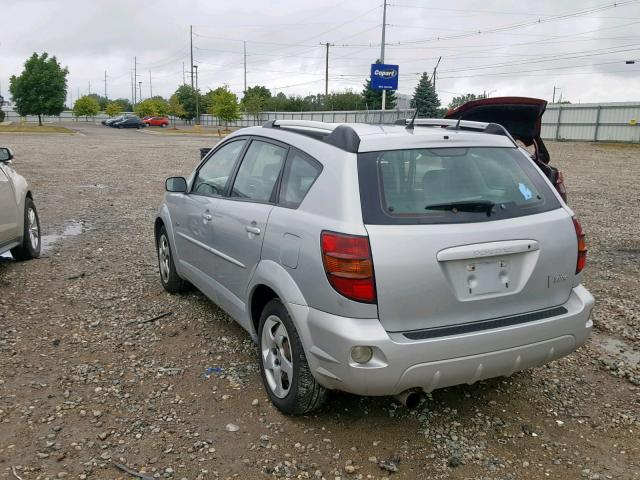 5Y2SL63865Z402368 - 2005 PONTIAC VIBE SILVER photo 3