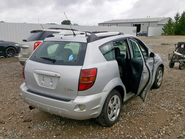 5Y2SL63865Z402368 - 2005 PONTIAC VIBE SILVER photo 4