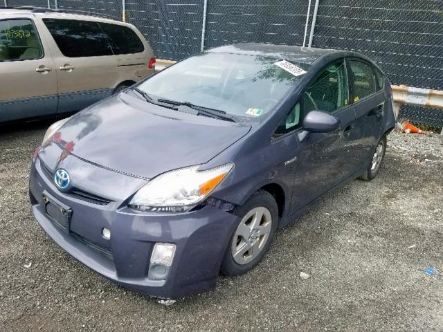 JTDKN3DU5B0254184 - 2011 TOYOTA PRIUS GRAY photo 2