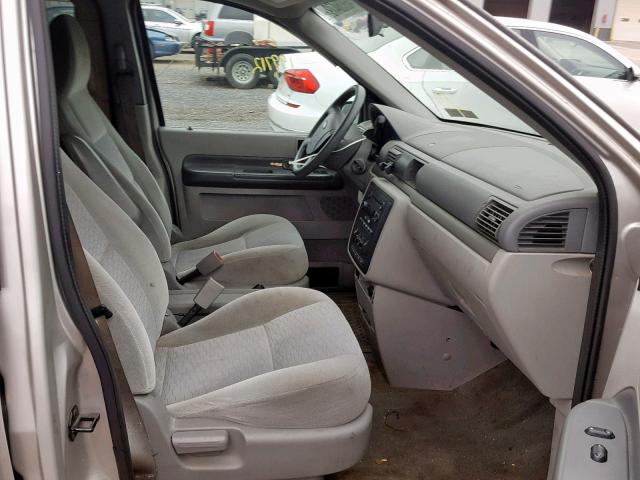 2FMZA51624BA22344 - 2004 FORD FREESTAR S SILVER photo 5