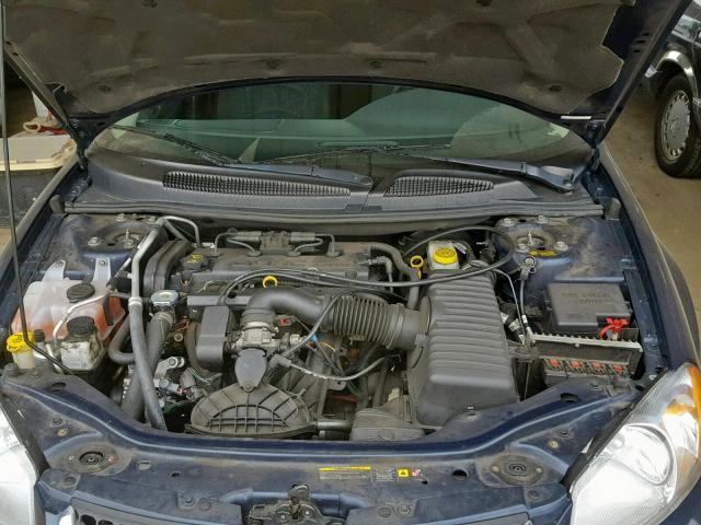 1B3EL46X56N217985 - 2006 DODGE STRATUS SX BLUE photo 7