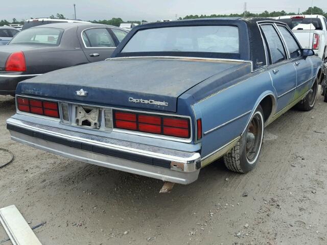 1G1BU51E6KR138668 - 1989 CHEVROLET CAPRICE CL BLUE photo 4