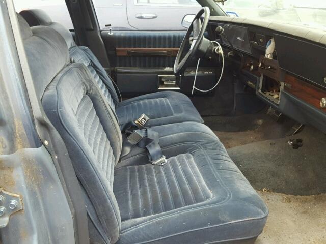 1G1BU51E6KR138668 - 1989 CHEVROLET CAPRICE CL BLUE photo 5