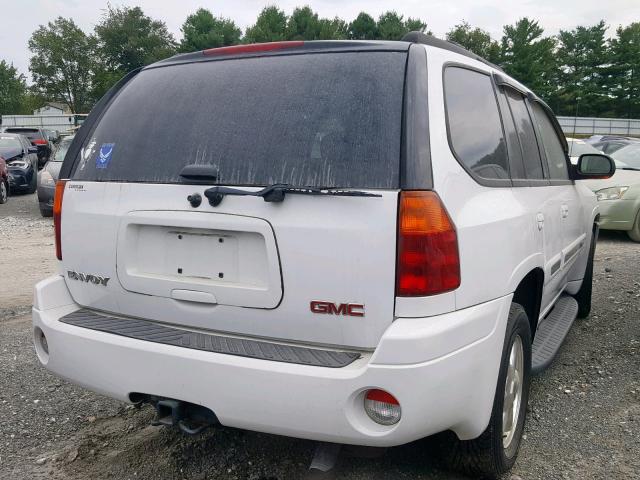 1GKDT13S852229084 - 2005 GMC ENVOY WHITE photo 4