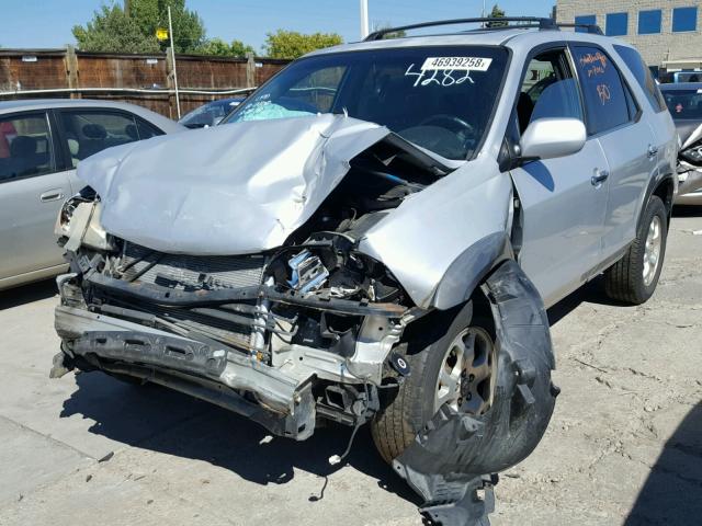 2HNYD18851H505353 - 2001 ACURA MDX TOURIN SILVER photo 9