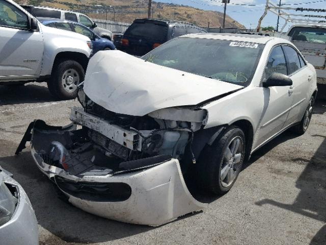 1G2ZH58NX74255579 - 2007 PONTIAC G6 GT WHITE photo 2