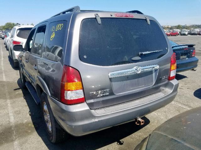 4F2CU08102KM34781 - 2002 MAZDA TRIBUTE LX GRAY photo 3