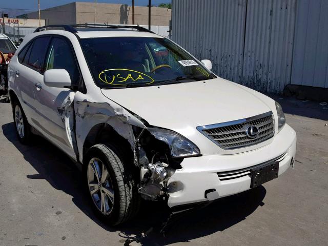 JTJGW31UX82008796 - 2008 LEXUS RX 400H WHITE photo 1