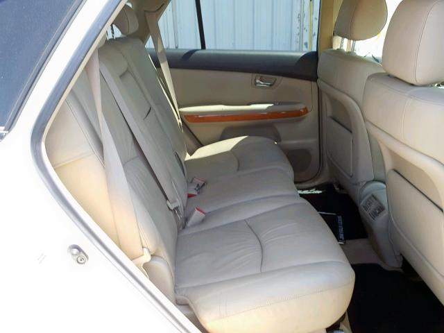 JTJGW31UX82008796 - 2008 LEXUS RX 400H WHITE photo 6