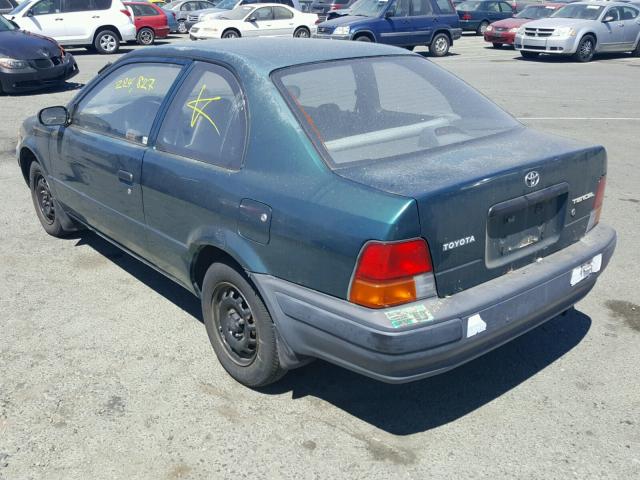 JT2AC52L8T0112431 - 1996 TOYOTA TERCEL STD GREEN photo 3