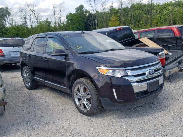 2FMDK4JC4DBB47434 - 2013 FORD EDGE SEL BLACK photo 1