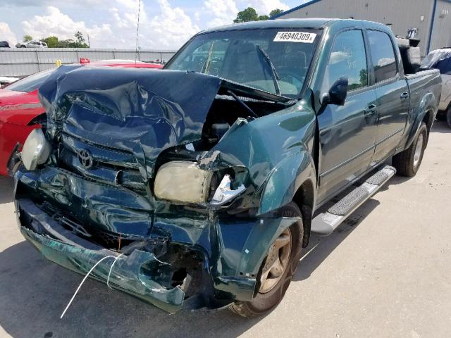 5TBET38184S440703 - 2004 TOYOTA TUNDRA DOU GREEN photo 2