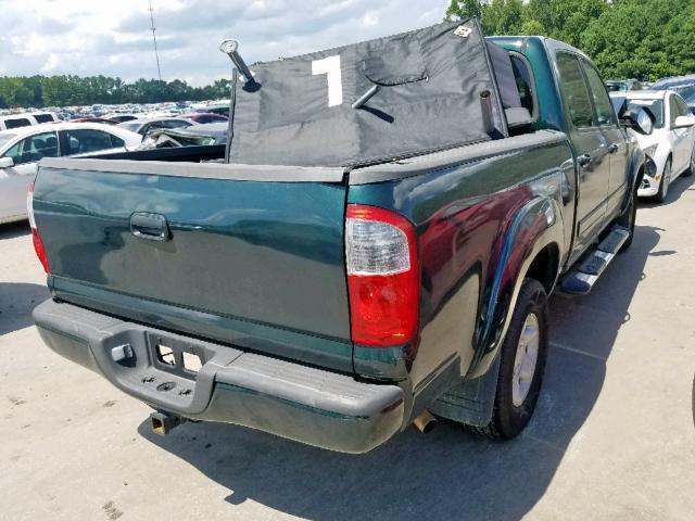 5TBET38184S440703 - 2004 TOYOTA TUNDRA DOU GREEN photo 4