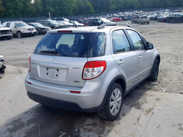 JS2YB5A31A6311301 - 2010 SUZUKI SX4 SILVER photo 4