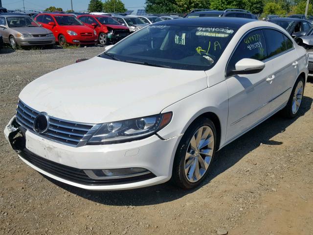 WVWRN7AN8DE539101 - 2013 VOLKSWAGEN CC LUXURY WHITE photo 2