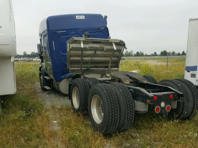 3AKJGLD5XFSGK6055 - 2015 FREIGHTLINER CASCADIA 1 BLUE photo 3