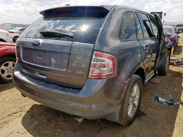 2FMDK3JC9ABA26713 - 2010 FORD EDGE SEL GRAY photo 4