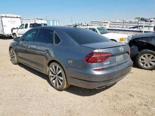 1VWJM7A30JC034480 - 2018 VOLKSWAGEN PASSAT GT GRAY photo 3