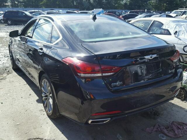 KMHGN4JE7GU108664 - 2016 HYUNDAI GENESIS 3. BLACK photo 3