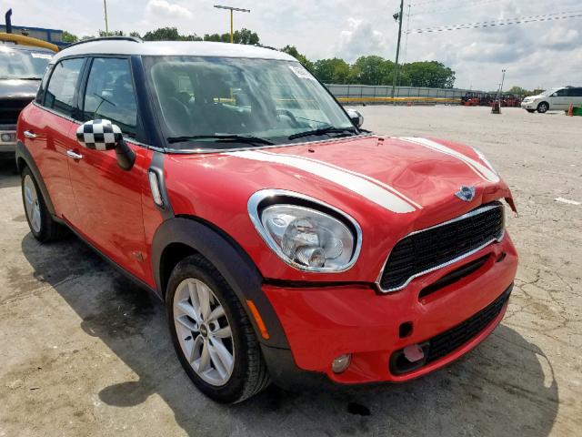 WMWZC5C51BWL53704 - 2011 MINI COOPER S C RED photo 1