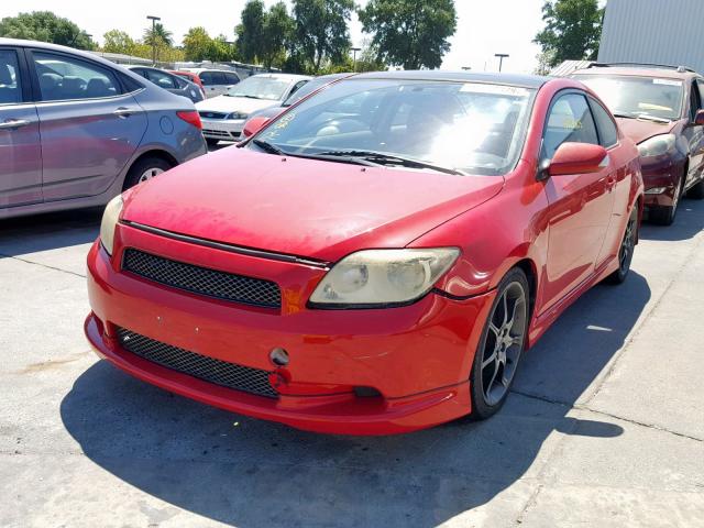 JTKDE177650058075 - 2005 TOYOTA SCION TC წითელი ფოტო 2