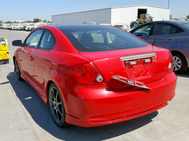 JTKDE177650058075 - 2005 TOYOTA SCION TC წითელი ფოტო 3