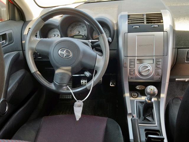 JTKDE177650058075 - 2005 TOYOTA SCION TC წითელი ფოტო 9