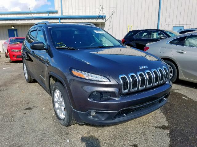 1C4PJMCS2HD227677 - 2017 JEEP CHEROKEE L GRAY photo 1