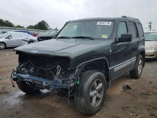 1J4PN5GK3AW171368 - 2010 JEEP LIBERTY LI GREEN photo 2