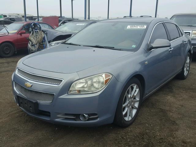 1G1ZK57768F172441 - 2008 CHEVROLET MALIBU LTZ BLUE photo 2