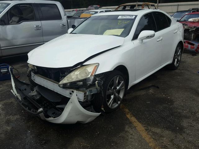 JTHBK262792091906 - 2009 LEXUS IS 250 WHITE photo 2