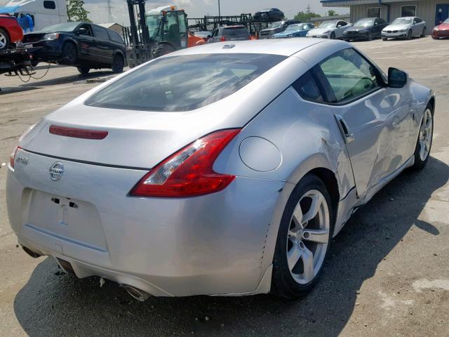 JN1AZ4EH0CM560973 - 2012 NISSAN 370Z BASE SILVER photo 4