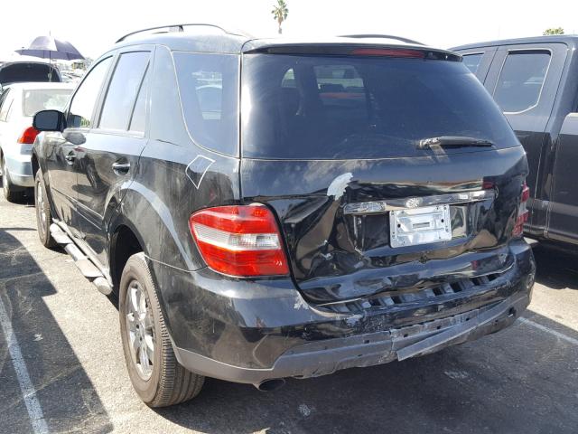 4JGBB86E46A005544 - 2006 MERCEDES-BENZ ML 350 BLACK photo 3