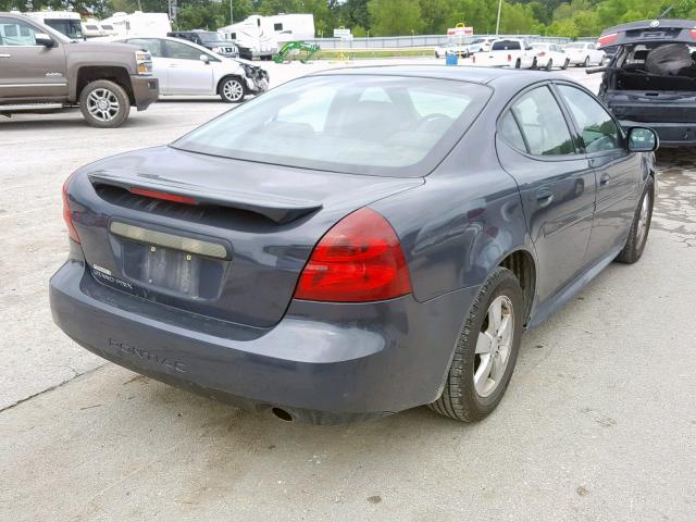 2G2WP552981134295 - 2008 PONTIAC GRAND PRIX GRAY photo 4