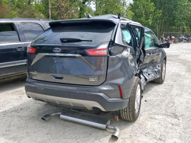 2FMPK4J99KBC08761 - 2019 FORD EDGE SEL GRAY photo 4