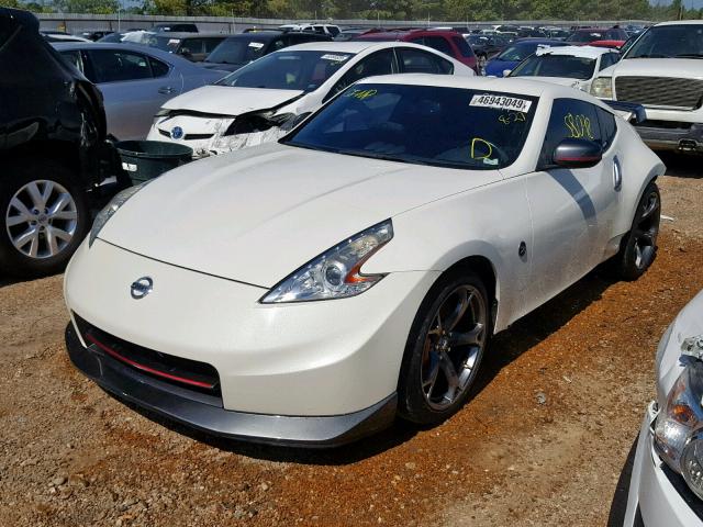 JN1AZ4EH1EM636848 - 2014 NISSAN 370Z BASE WHITE photo 2