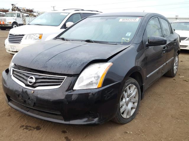 3N1AB6APXCL675619 - 2012 NISSAN SENTRA 2.0 BLACK photo 2