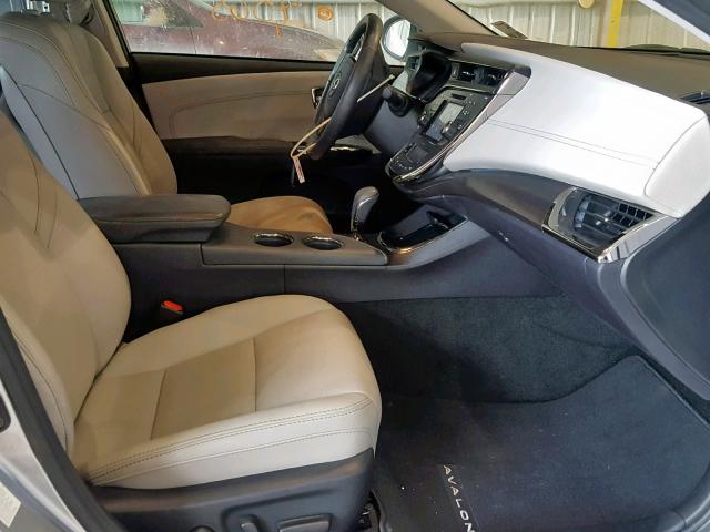 4T1BD1EB2JU063135 - 2018 TOYOTA AVALON HYB SILVER photo 5