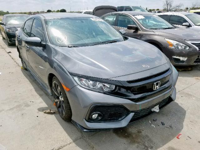 SHHFK7H46JU218577 - 2018 HONDA CIVIC SPOR GRAY photo 1