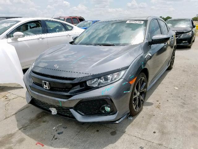 SHHFK7H46JU218577 - 2018 HONDA CIVIC SPOR GRAY photo 2