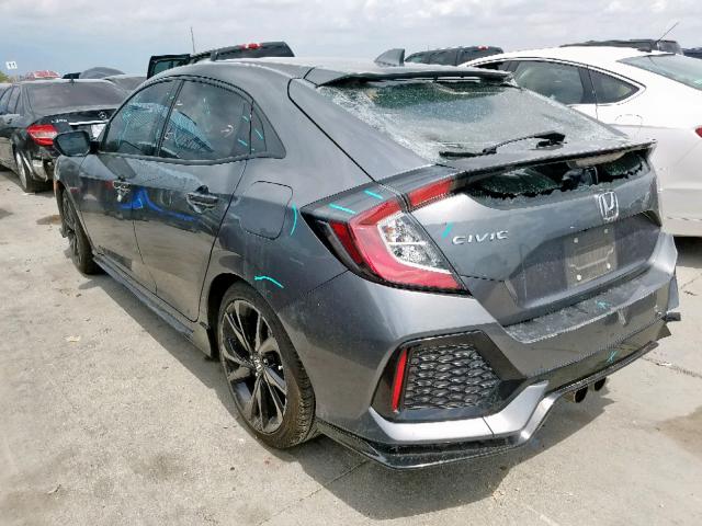 SHHFK7H46JU218577 - 2018 HONDA CIVIC SPOR GRAY photo 3