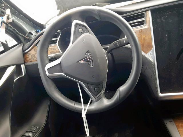 5YJSA1E23HF215410 - 2017 TESLA MODEL S رمادي صورة 5