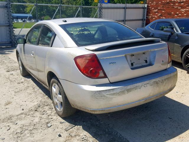 1G8AN15FX6Z177386 - 2006 SATURN ION LEVEL SILVER photo 3