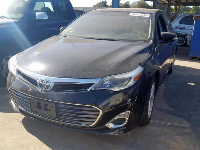 4T1BK1EB8FU140684 - 2015 TOYOTA AVALON XLE BLACK photo 2