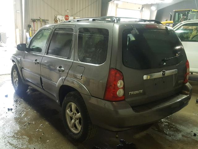 4F2YZ94126KM14393 - 2006 MAZDA TRIBUTE S GRAY photo 3