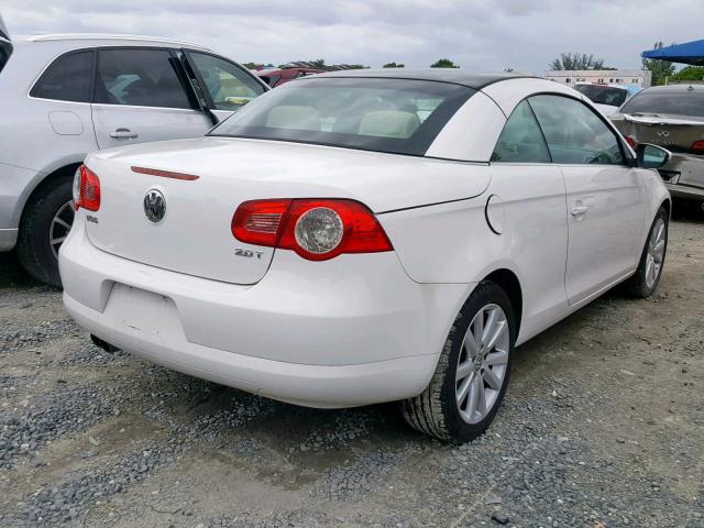 WVWBW7AH5BV002529 - 2011 VOLKSWAGEN EOS KOMFOR WHITE photo 4