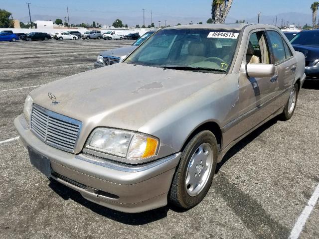 WDBHA24G7YA828733 - 2000 MERCEDES-BENZ C 230 BEIGE photo 2