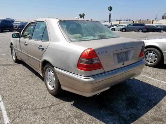 WDBHA24G7YA828733 - 2000 MERCEDES-BENZ C 230 BEIGE photo 3