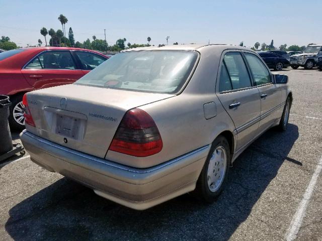 WDBHA24G7YA828733 - 2000 MERCEDES-BENZ C 230 BEIGE photo 4