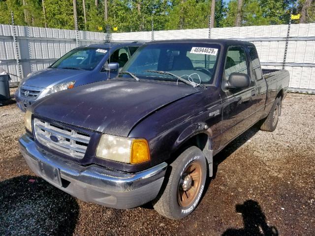 1FTYR44V82PB39406 - 2002 FORD RANGER SUP BLUE photo 2